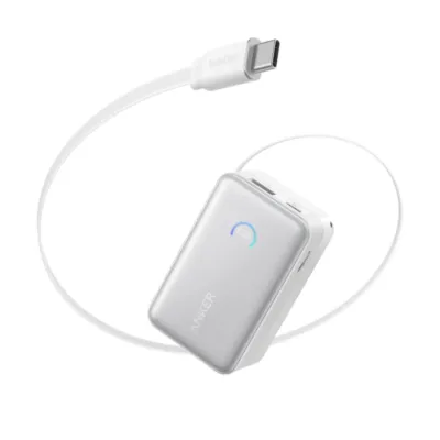 Anker Nano 10K 45W Power Bank with Retractable USB-C Cable