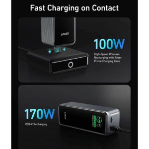 Anker Prime 27,650mAh 250W Power Bank with 100W Charging Base