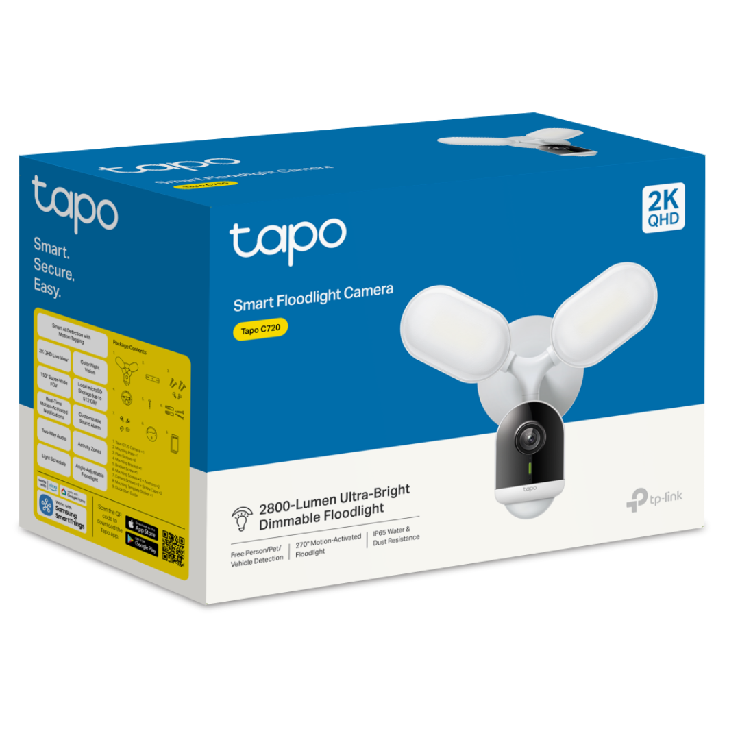 TP-Link Tapo C720 Smart Floodlight Camera TP-Link Tapo C720 Smart Floodlight Camera