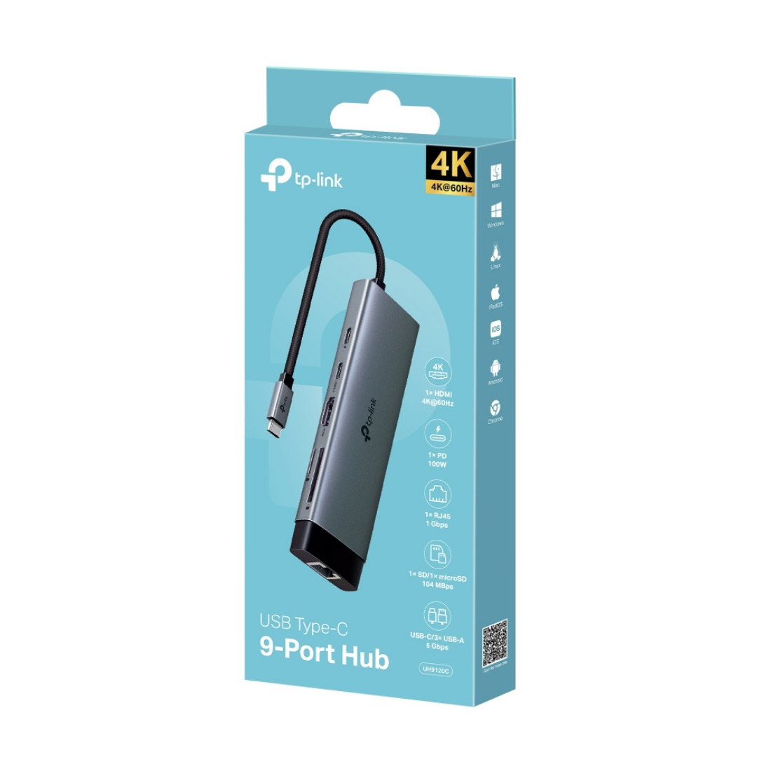 TP-Link USB Type-C 9 in 1 Hub TP-Link USB Type-C 9 in 1 Hub