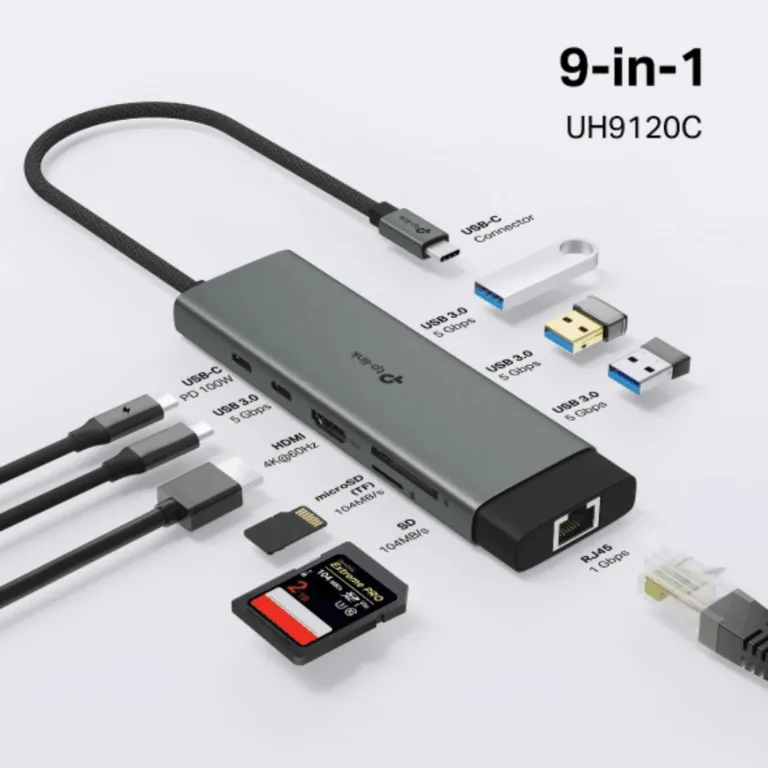TP-Link USB Type-C 9 in 1 Hub