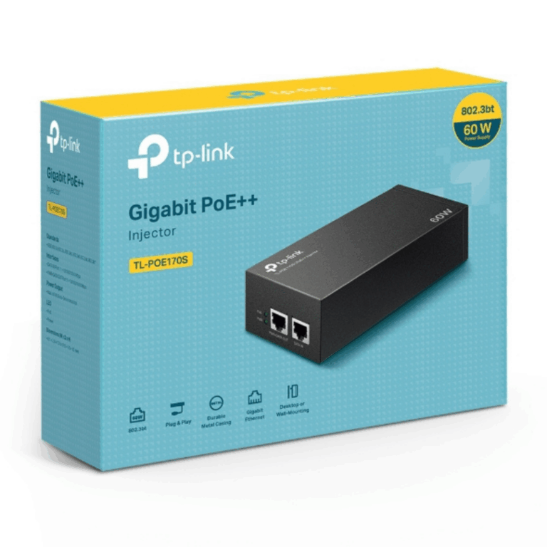 TP-Link TL-POE170S PoE++ Injector Adapter