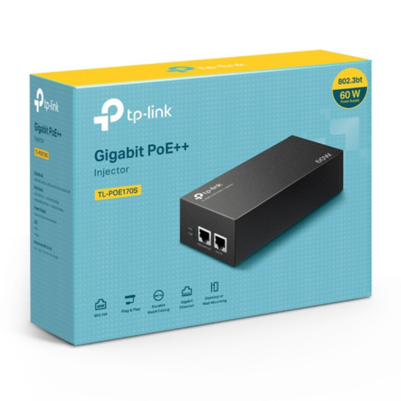 TP-Link TL-POE170S PoE++ Injector Adapter
