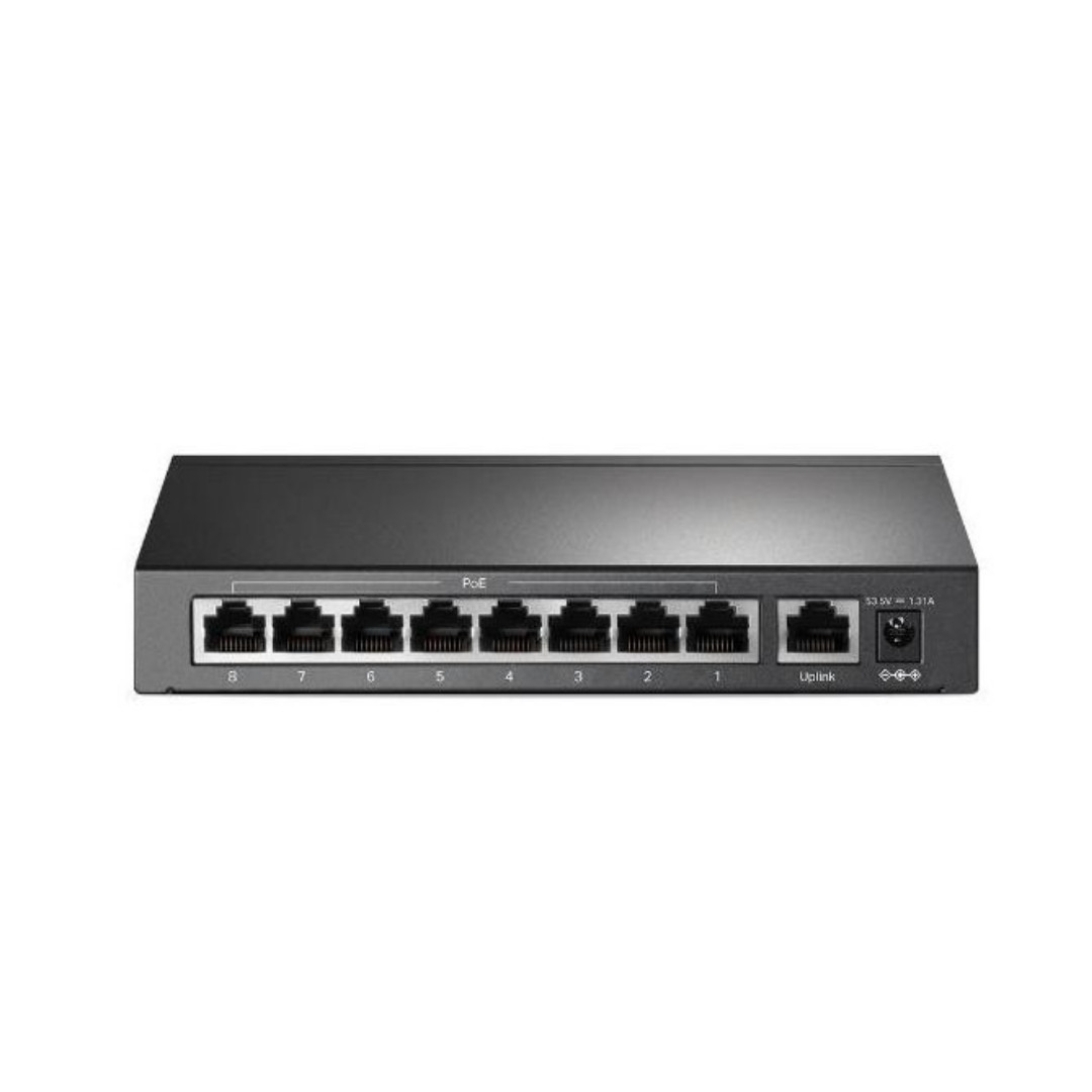 TP Link 9-Port 10/100Mbps Desktop Switch with 8-Port PoE+ -TL-SF1009P TP Link 9-Port 10/100Mbps Desktop Switch with 8-Port PoE+ -TL-SF1009P