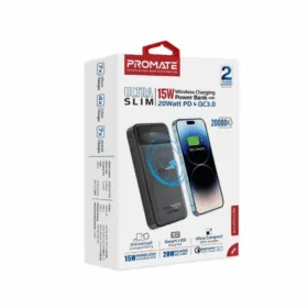 Promate AuraTorq-20 Portable 20000mAh Power Bank