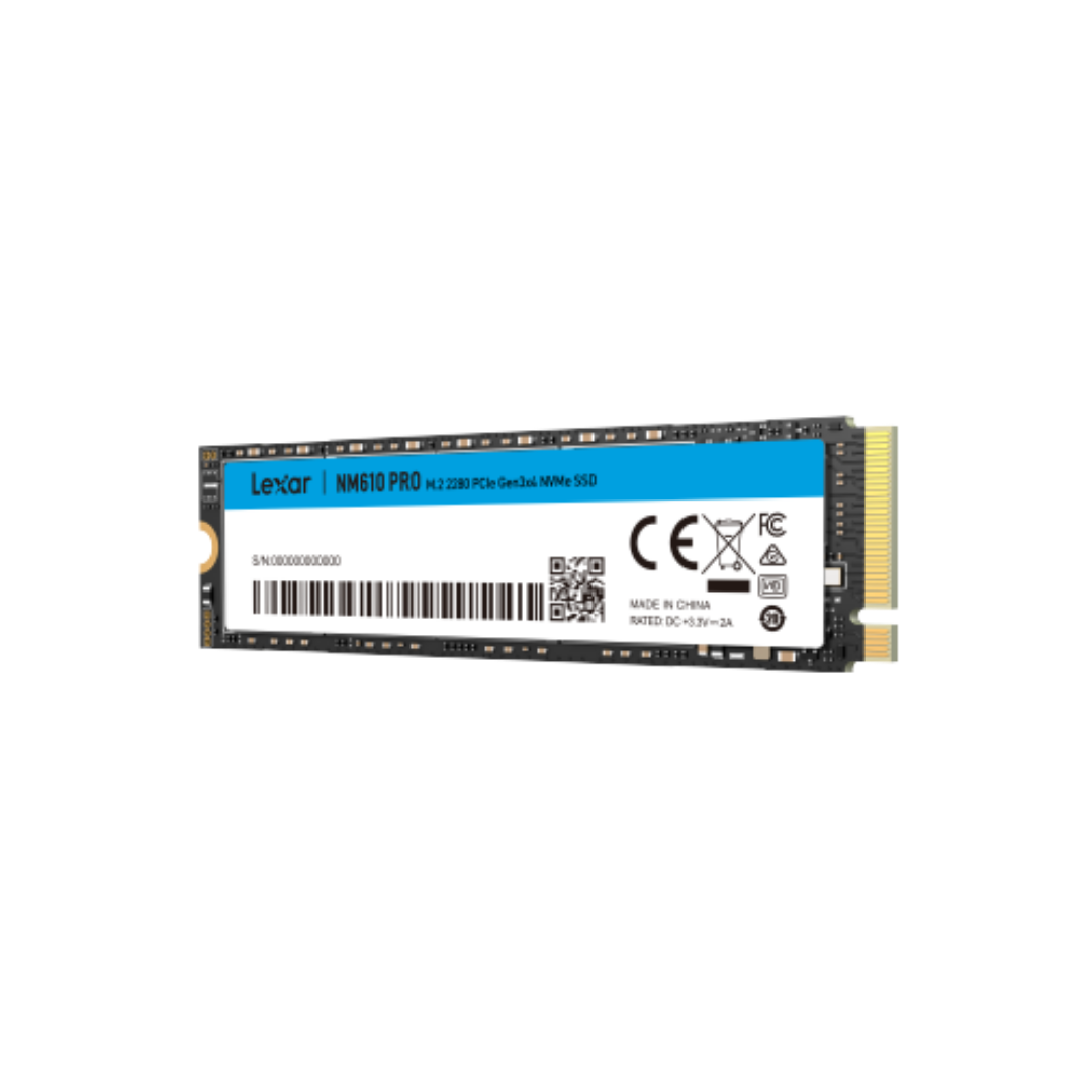Lexar NM610PRO M.2 2280 PCIe Gen3x4 NVMe SSD Lexar NM610PRO M.2 2280 PCIe Gen3x4 NVMe SSD