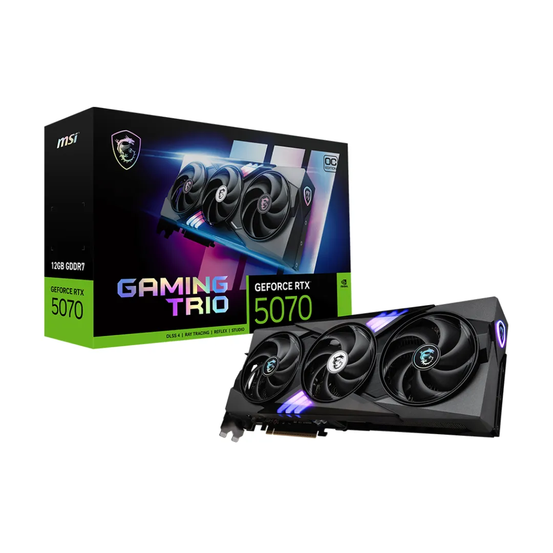 Msi GeForce RTX 5070 12GB VENTUS 2X OC Graphics Card Msi GeForce RTX 5070 12GB VENTUS 2X OC Graphics Card