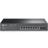 TP-Link JetStream 10-Port Gigabit Switch, 8 PoE+ Ports & 2 Gigabit SFP Slots