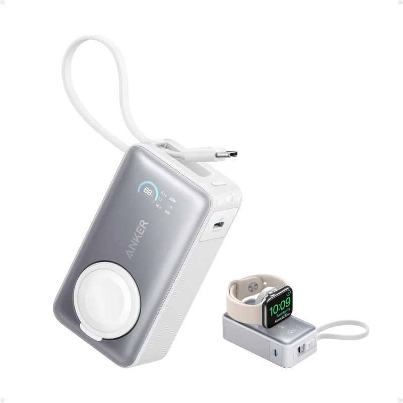 Anker MagGo Power Bank 10K, 35W, For Apple Watch