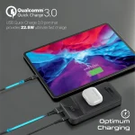 Promate AuraTorq-20 Ultra Slim 15W Wireless Charging Power Bank