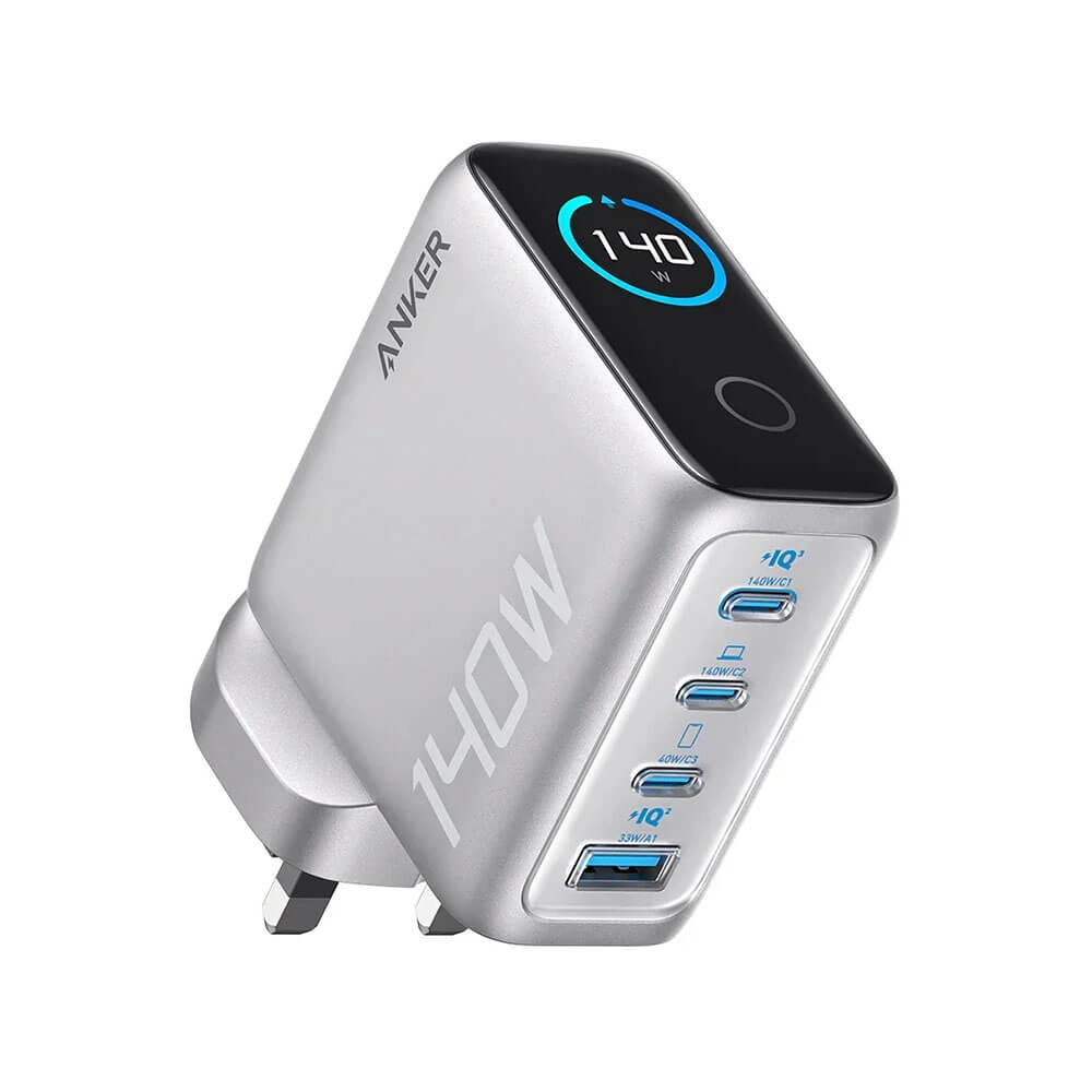 Imageankrr Anker Charger (140W, 4-Port, PD 3.1) with USB-C Cable