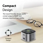 Promate PowerCube-PD80 80W Quick Charging Multi-Port Charging Station