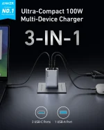 Anker Prime Charger 100W 3 Ports GaNPrime