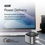 Promate PowerCube-PD80 80W Quick Charging Multi-Port Charging Station