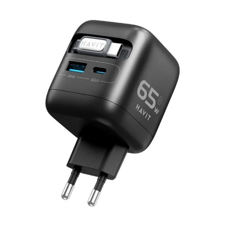 HAVIT Travel Charger UC252 65W GaN