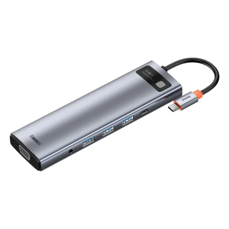 Baseus Metal Gleam Series 11-in-1 Type-C HUB Docking Station