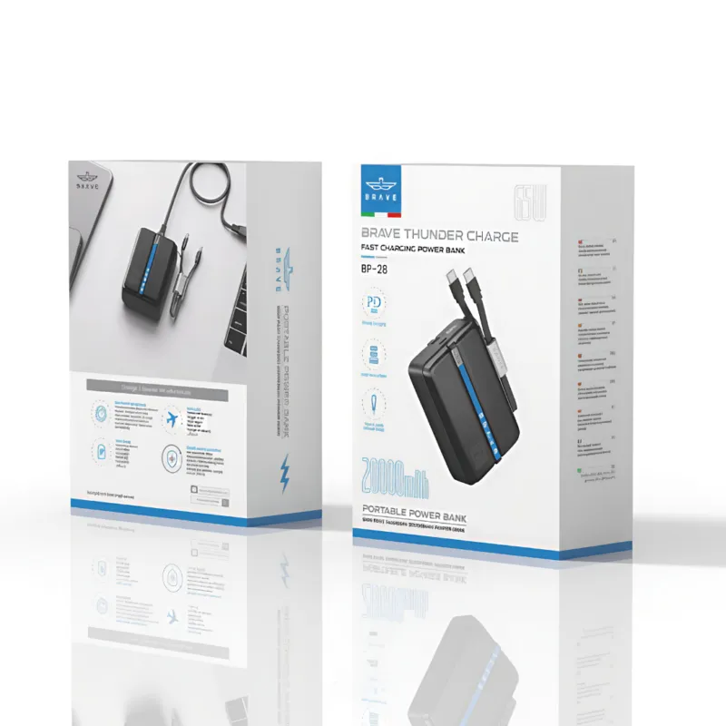BRAVE Thunder Charge 20000mAh 65W Power Bank (BP-28)