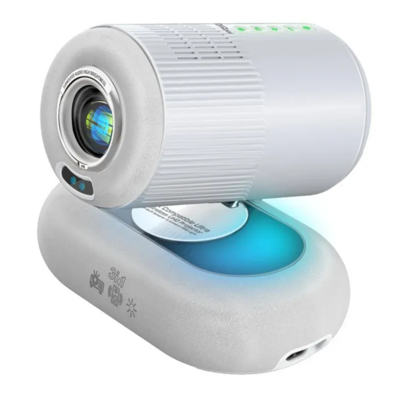 Promate Beamer-250R, 4K Ultra HD Wireless LCD Projector