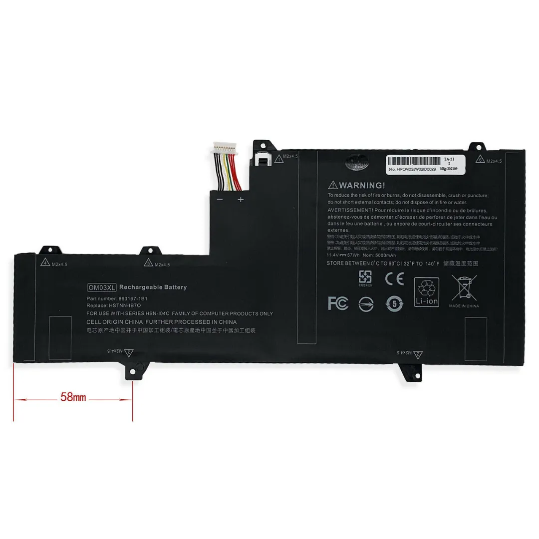 HP EliteBook x360 1030 G2 OM03XL Laptop Battery HP EliteBook x360 1030 G2 OM03XL Laptop Battery