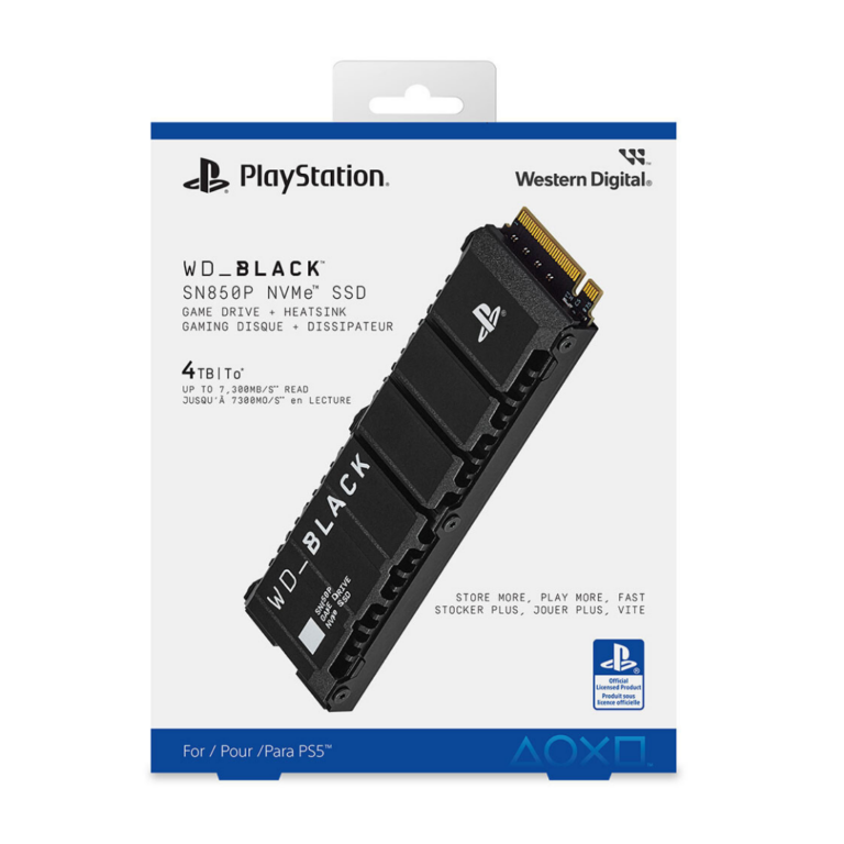 WD_BLACK SN850P NVMe SSD 2TB Game Drive for PS5