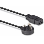 UK 3 Pin Plug to IEC C19 Power Cable