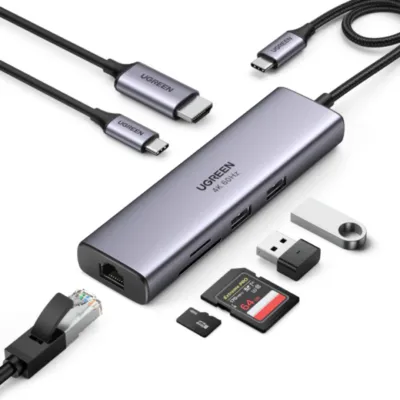 UGREEN CM512 60515 7-in-1 4K HDMI USB C Hub