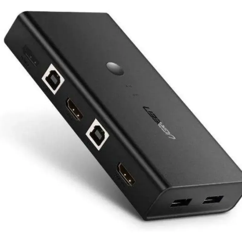 UGREEN HDMI Switch Box 2 In 1 Out KVM Switching