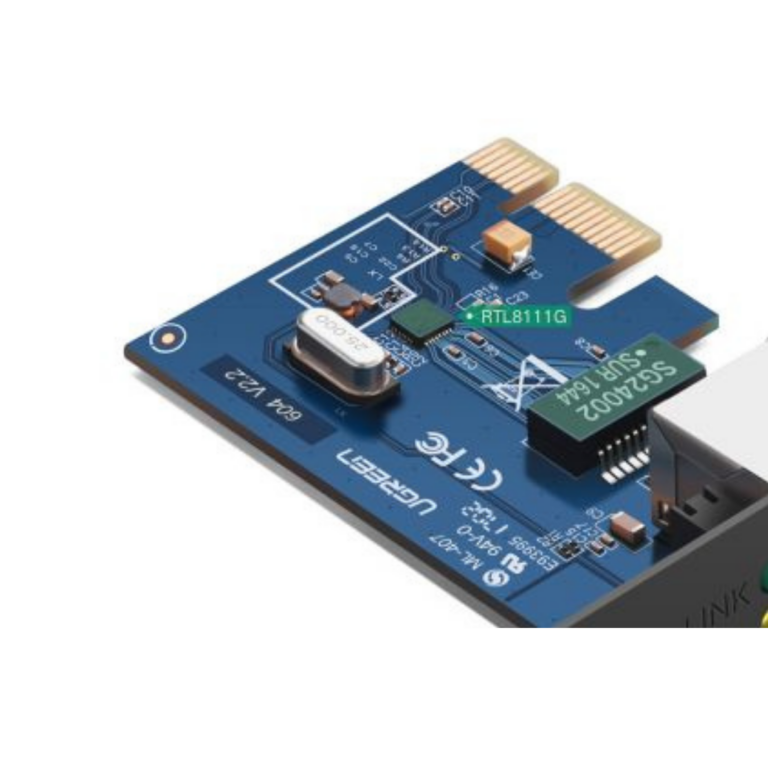 UGREEN US230 PCI-E to 4 Ports USB 3.0 & Gigabit Ethernet Port