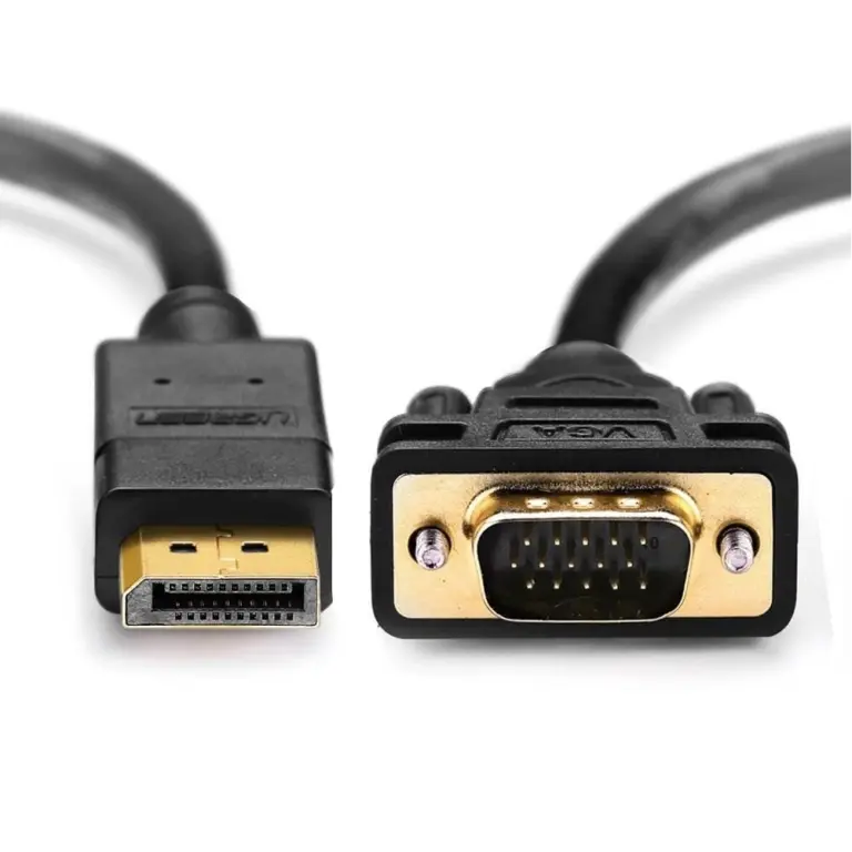 UGREEN DP Male to VGA Male Cable 1.5m – DP105