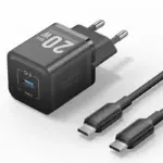 Vention 1-Port USB-C GaN Charger 20W EU-Plug