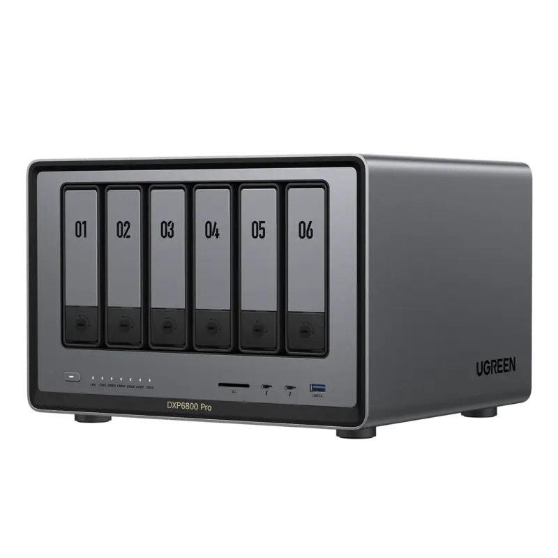 UGREEN CM752 NASync DXP6800 Pro 6-Bay Desktop NAS (Diskless)