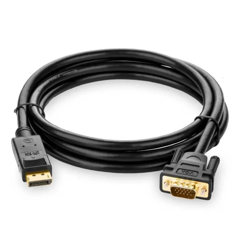 UGREEN DP Male to VGA Male Cable 1.5m – DP105