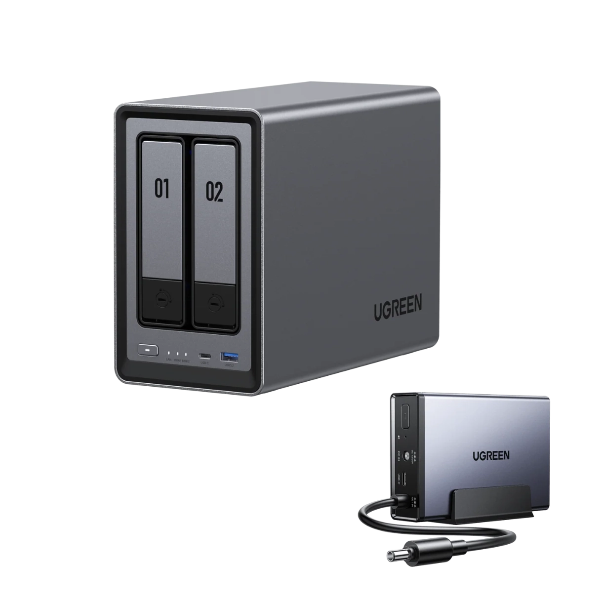 UGREEN CM670 NAS DXP2800 2-Bay Desktop (Diskless) UGREEN CM670 NAS DXP2800 2-Bay Desktop (Diskless)