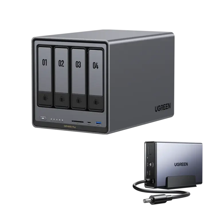UGREEN CM752 NASync DXP4800 Plus 4-Bay Desktop NAS (Diskless)