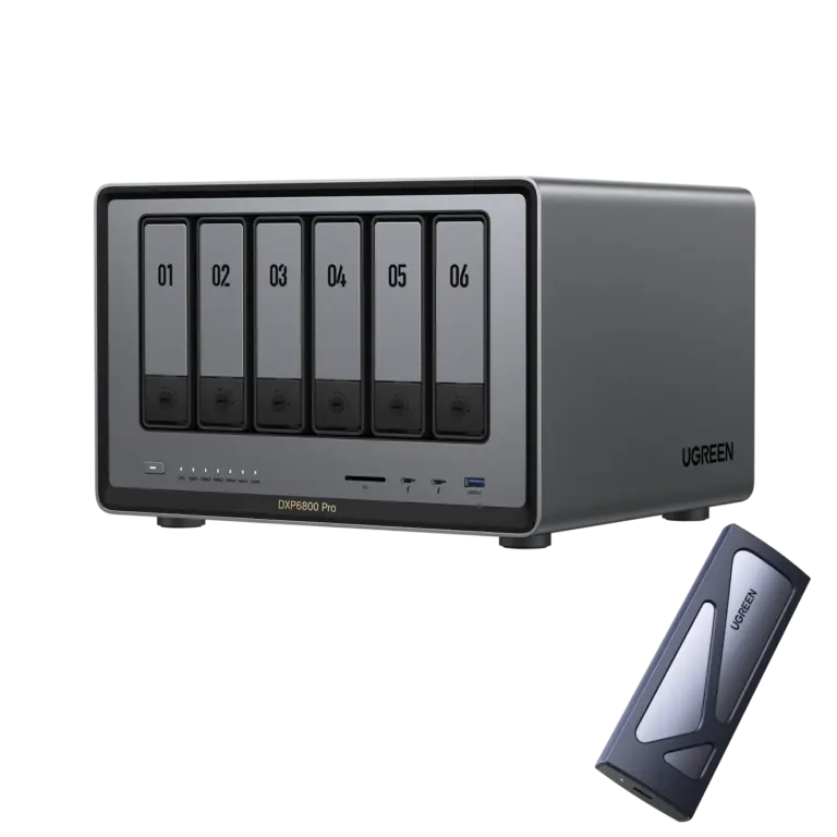 UGREEN CM752 NASync DXP6800 Pro 6-Bay Desktop NAS (Diskless)