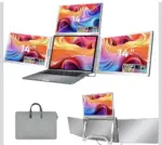 Vtouch 14” Portable Quad Laptop Monitor Screen Extender