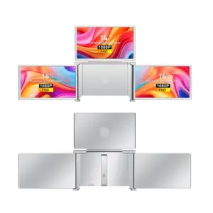 14” Portable Quad Laptop Monitor Screen Extender