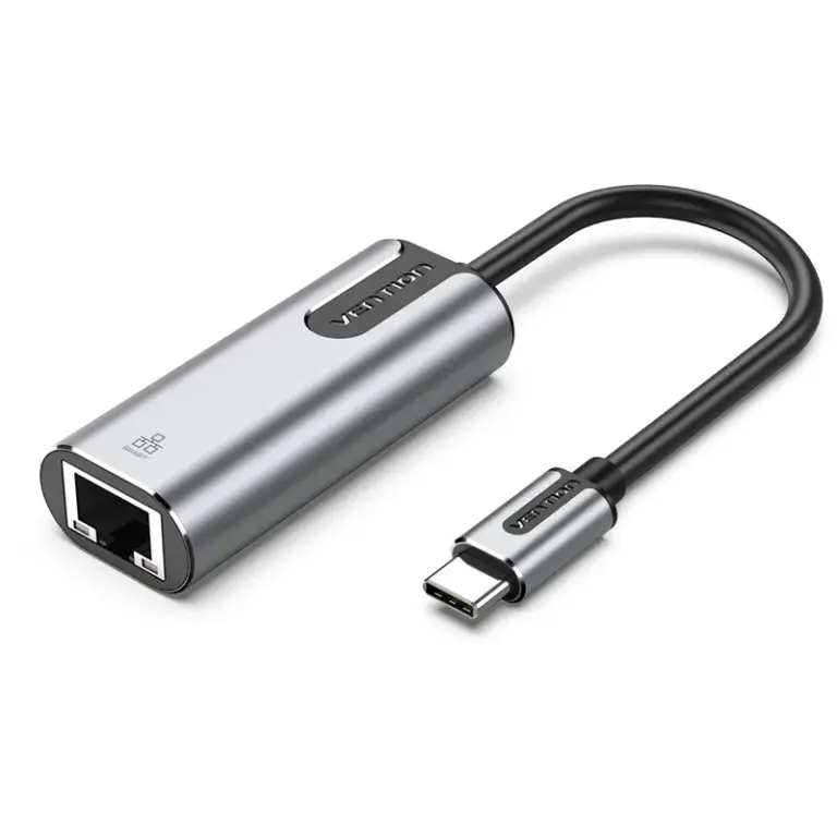 Vention USB-C + USB-A to Gigabit Ethernet Adapter 0.15M