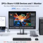 UGREEN HDMI Switch Box 2 In 1 Out KVM Switching