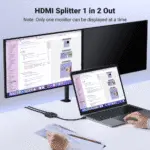 UGREEN CM217 2 In 1 Out 4K@60Hz HDMI Switcher