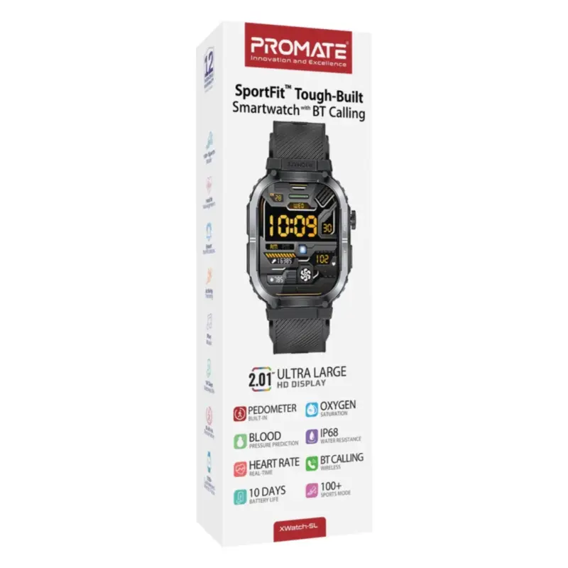 Promate XWatch-SL SportFit Smartwatch with BT Calling