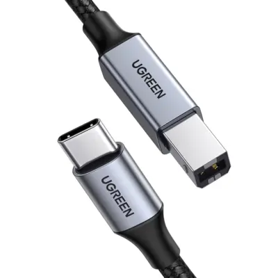 UGREEN US370 USB-C Male to USB B Male Printing Cable- 1M