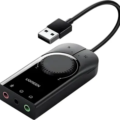 UGREEN CM129 USB Audio Adapter Stereo Sound Card