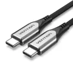 Vention TAAHF Cotton Braided USB-C to USB-C 3.1 Cable 1M