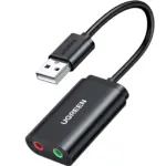 UGREEN CM129 USB A to 3.5mm Jack Stereo Sound Adapter 15cm