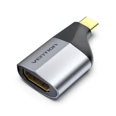 Vention Type-C to DP Adapter Gray Metal Type