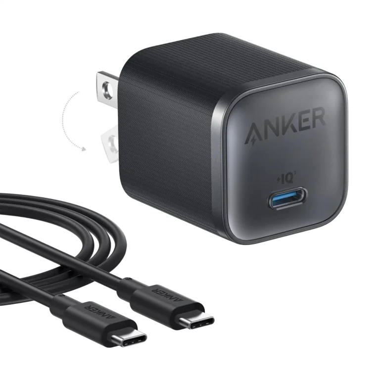 Anker Nano Charger (45W) with USB-C to USB-C Cable