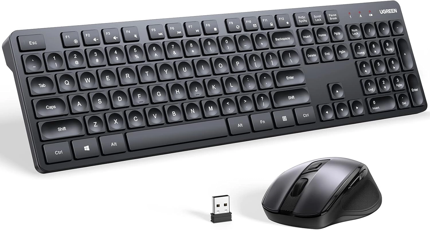 UGREEN MK007 15721 Wireless Keyboard + Mouse Combo UGREEN MK007 15721 Wireless Keyboard + Mouse Combo