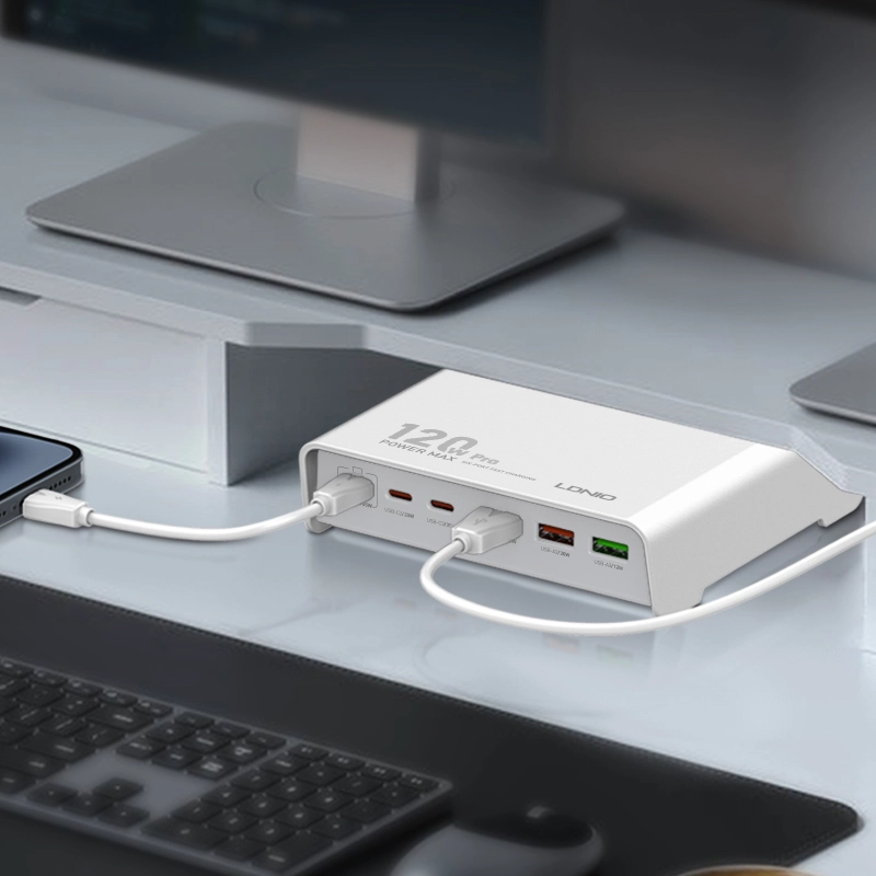 LDNIO 120W Multi-ports Desktop Charging Station LDNIO 120W Multi-ports Desktop Charging Station