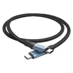 Vention TAAHF Cotton Braided USB-C to USB-C 3.1 Cable 1M